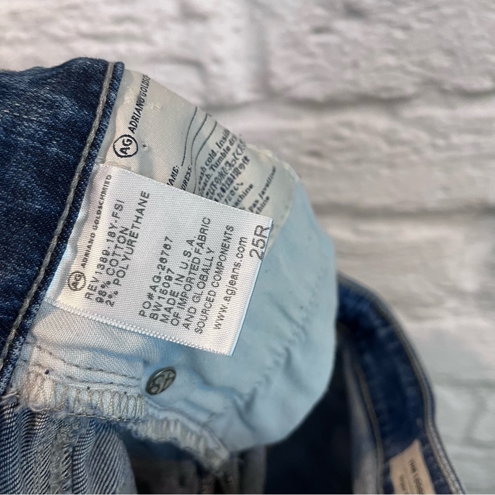 AG Adriano Goldschmied 25R The Legging Ankle Super Skinny REV1389-18Y Blue Jeans - Picture 9 of 12